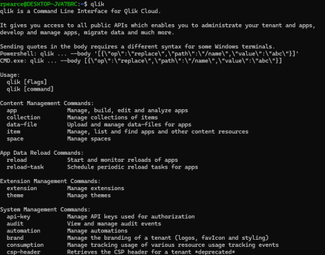 QLIK-CLI Qlik SaaS Set Up | qlikcentral